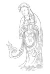 佛像线描