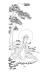 佛像线描
