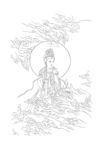 佛像线描