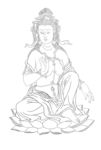 佛像线描