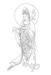 佛像线描