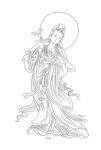 佛像线描