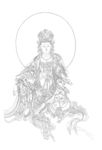 佛像线描