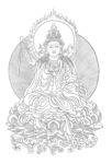 佛像线描