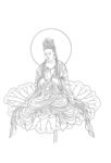 佛像线描