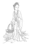 佛像线描