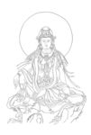 佛像线描