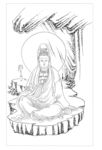 佛像线描