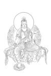 佛像线描