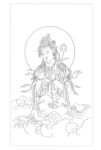 佛像线描