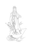 佛像线描
