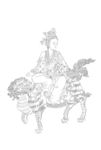 佛像线描