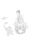 佛像线描