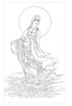 佛像线描