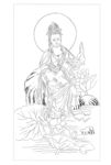 佛像线描