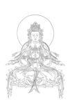 佛像线描