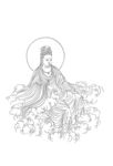 佛像线描