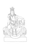 佛像线描