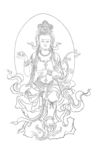 佛像线描