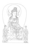 佛像线描