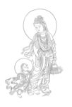 佛像线描