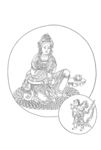 佛像线描
