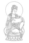 佛像线描