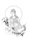 佛像线描