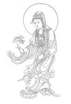 佛像线描