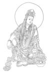 佛像线描