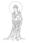 佛像线描