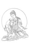 佛像线描