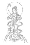 佛像线描