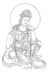 佛像线描
