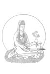 佛像线描