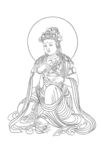 佛像线描