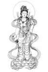 佛像线描