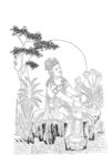 佛像线描