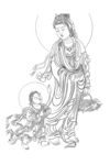 佛像线描