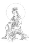 佛像线描