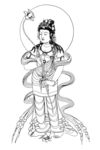 佛像线描