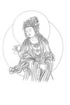 佛像线描