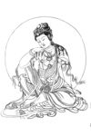 佛像线描