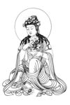 佛像线描