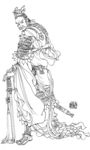 线描画谱