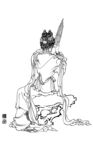 线描画谱
