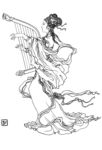 线描画谱