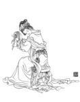 线描画谱
