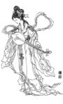 线描画谱