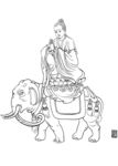 线描画谱